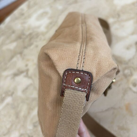 Fossil Canvas & Leather Mini Safari Bag - Picture 5 of 11